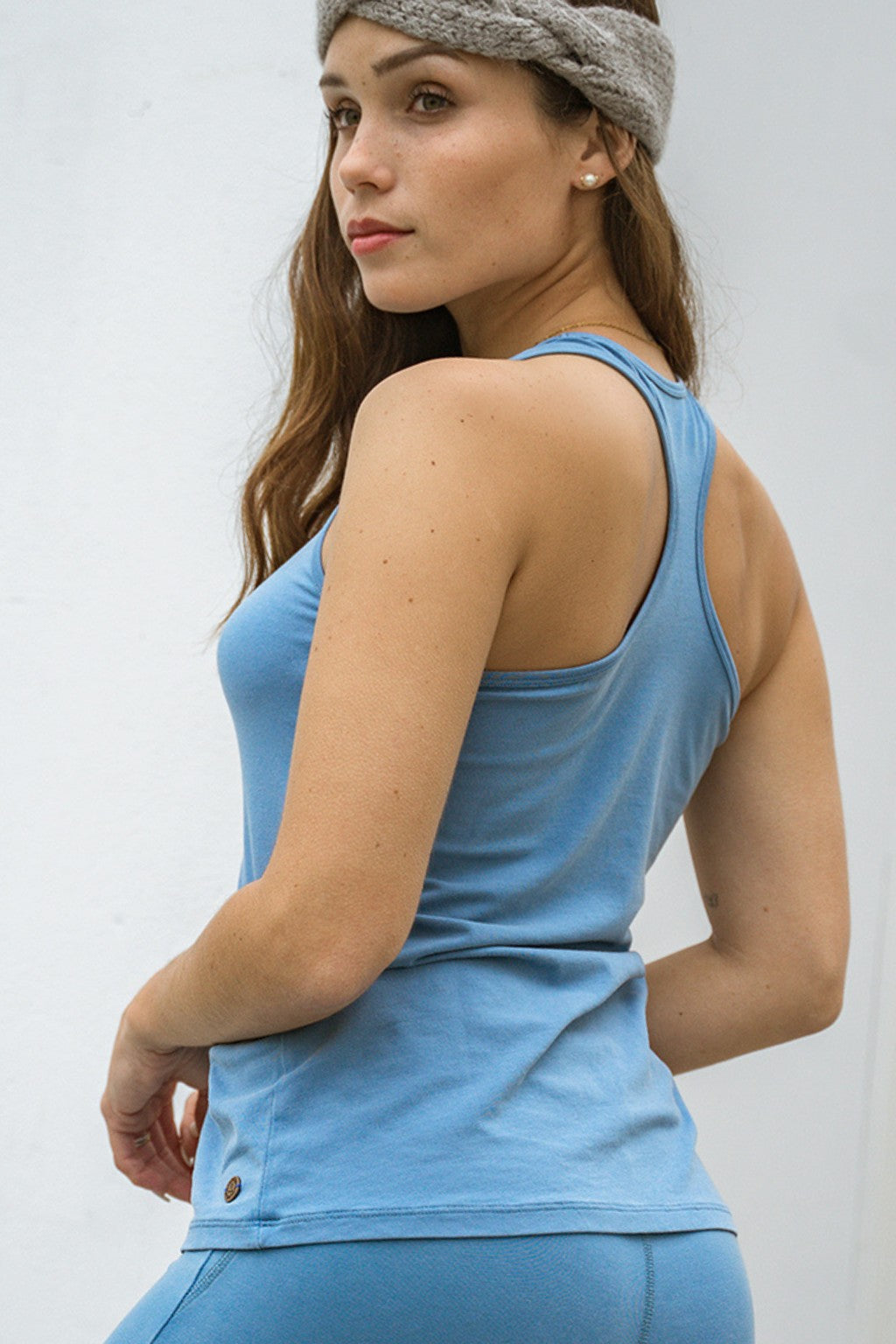 Racerback Tank Top mit Steinen der Anden