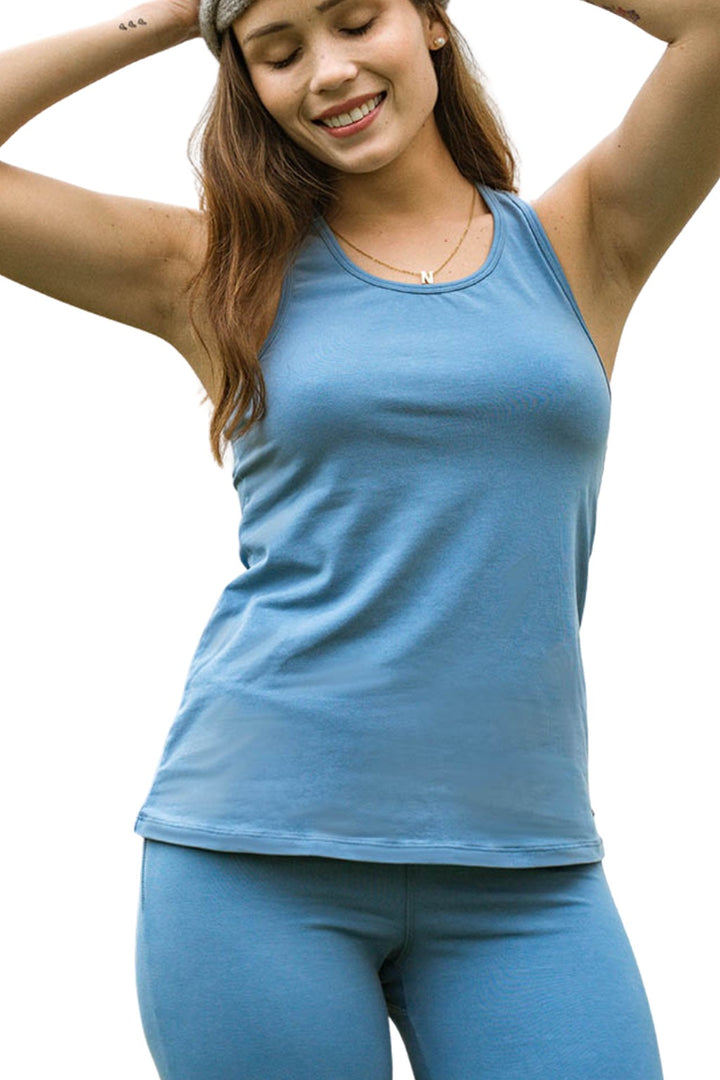 Racerback Tank Top mit Steinen der Anden