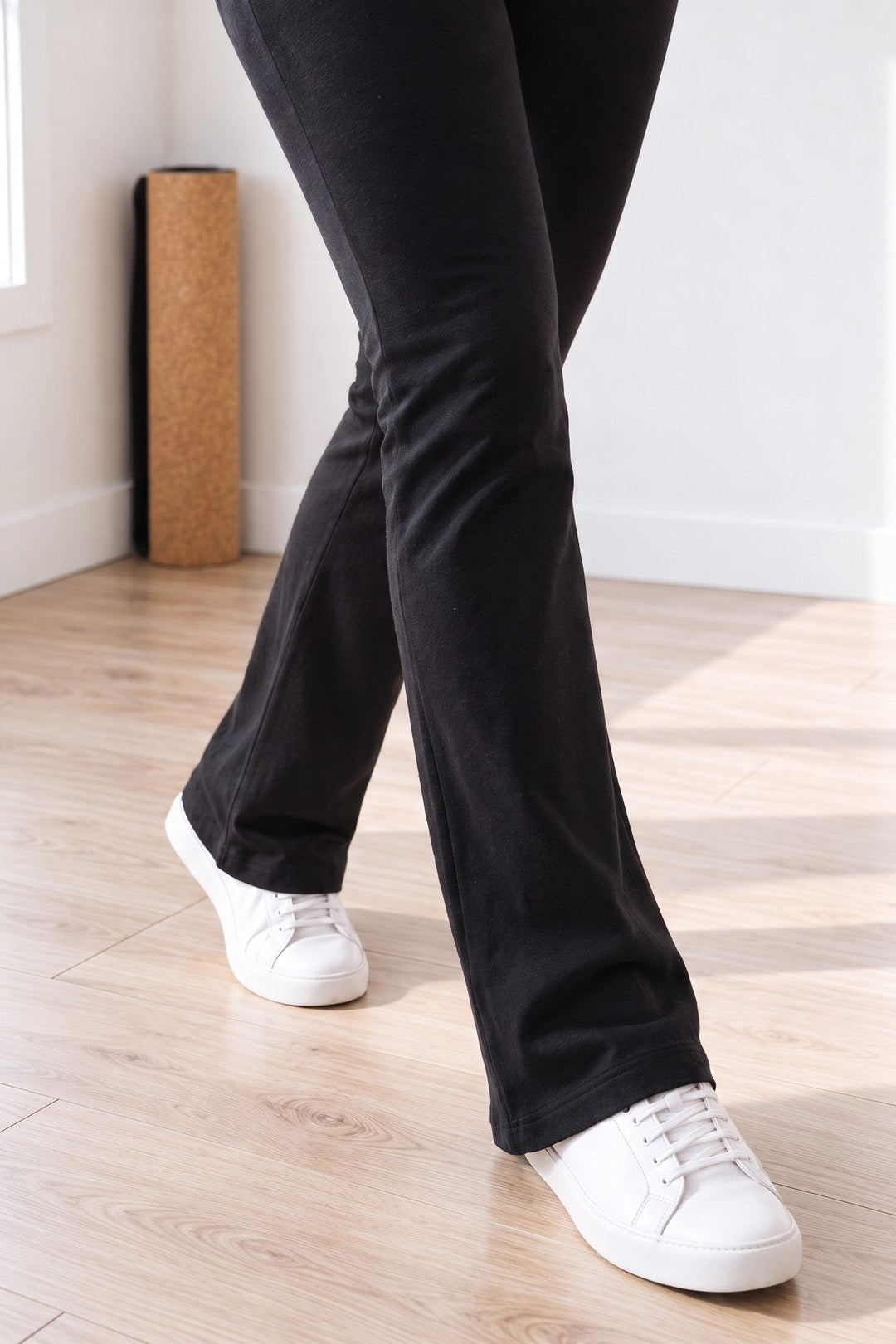 Micro flare hem of the Mini Flare Pants 32" in the Fall Set