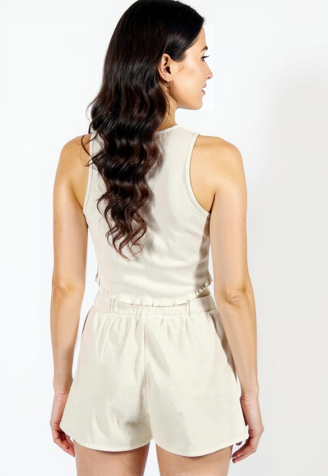 Ensemble débardeur + short en coton bio