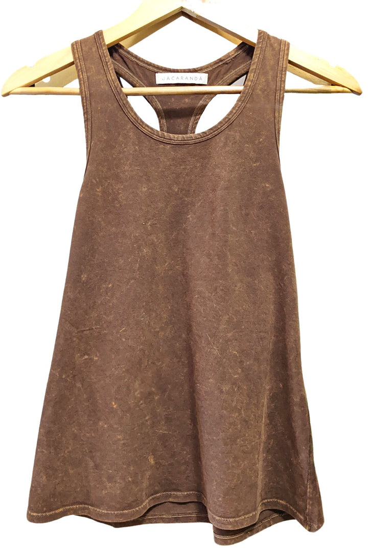 Racerback Tank Top mit Steinen der Anden