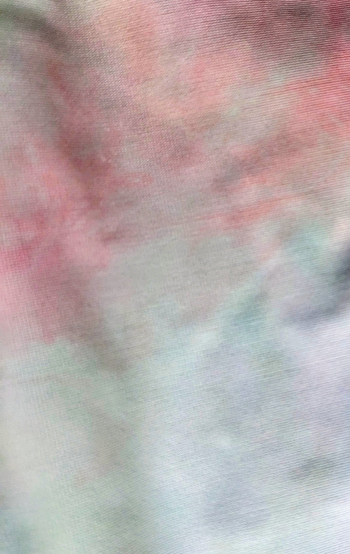 Einteiliger Badeanzug mit Batikmuster und klassischem Schnitt